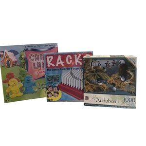 Game Lot 3 American Classics Family Fun! 1956 Retro RACKO GAME,  70 Years of Fun